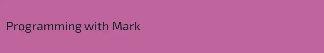 Programming with Mark